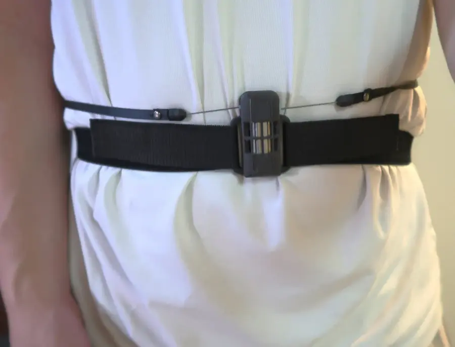 Wearing on torso